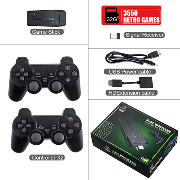 Retro Video Game Console Gaming TV Stick