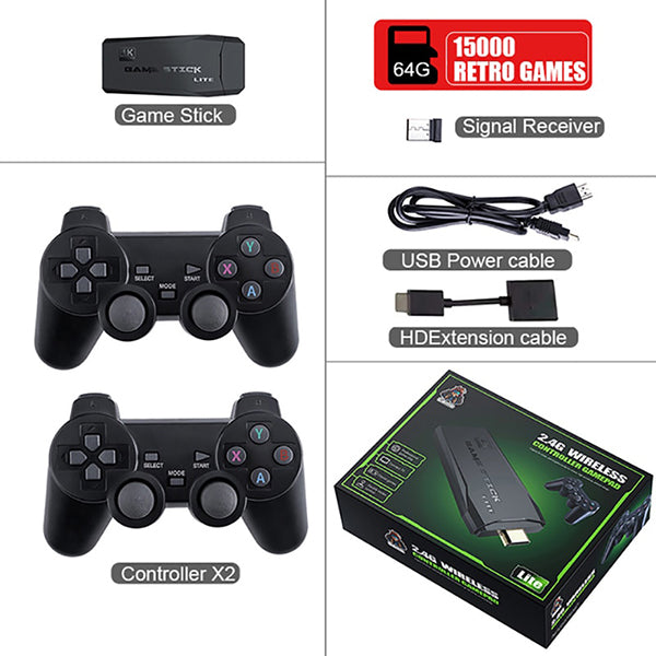 Retro Video Game Console Gaming TV Stick