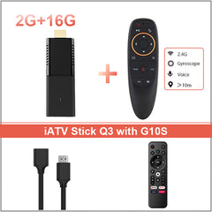 iATV Q3 4K Android 10 TV Stick