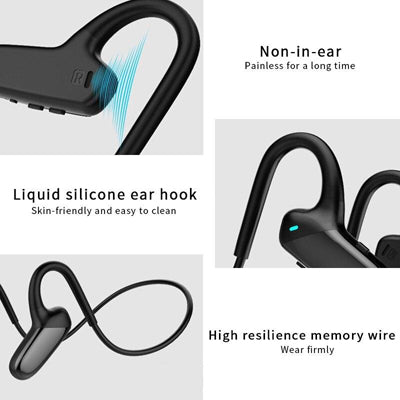 F808 Bone Conduction Wireless Earphones